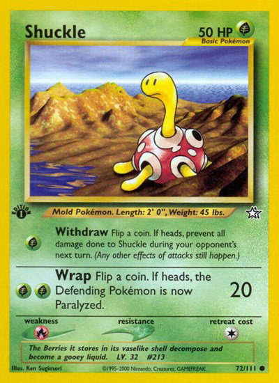 Shuckle 72 — Neo Genesis