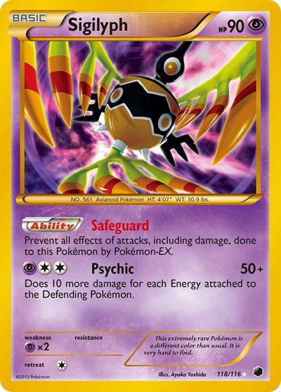 Sigilyph 118 — Plasma Freeze