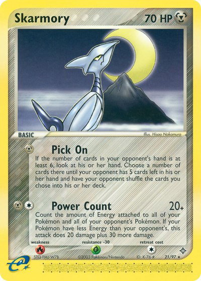 Skarmory 21 — EX Dragon