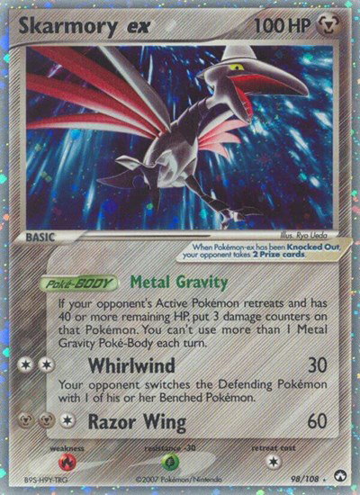 Skarmory ex 98 — EX Power Keepers