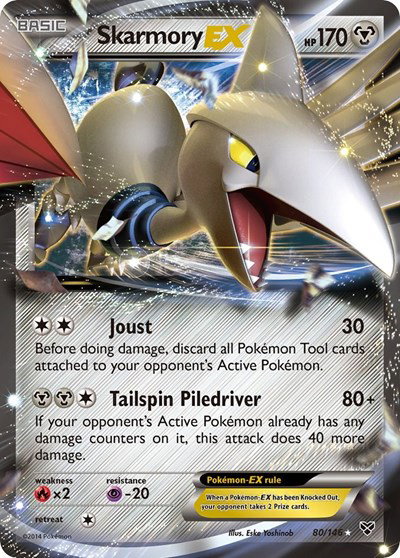 Skarmory EX 80 — XY Base Set