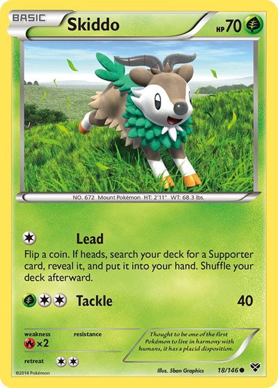Skiddo 18 — XY Base Set