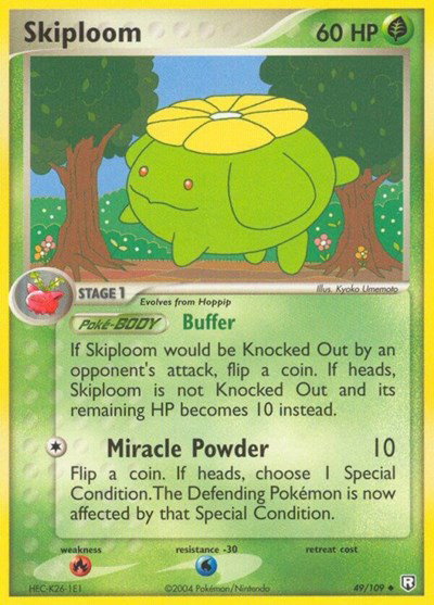 Skiploom 49 — EX Team Rocket Returns