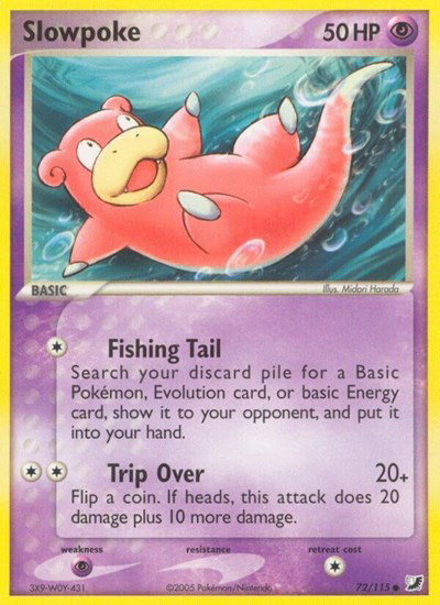 Slowpoke 72/115 — EX Unseen Forces
