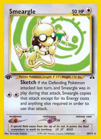 Smeargle (30) 30 — Neo Discovery