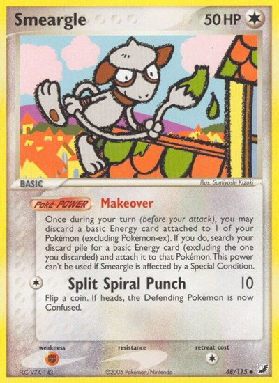 Smeargle 48/115 — EX Unseen Forces