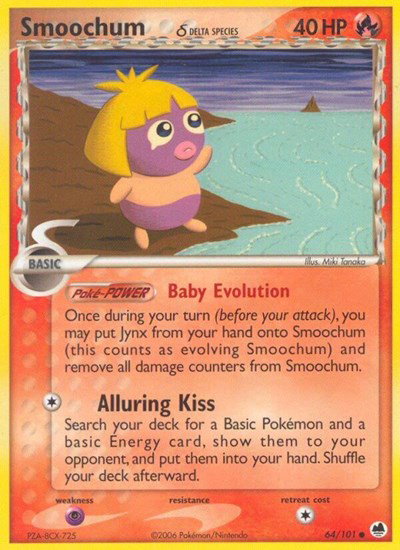 Smoochum (Delta Species) 64/101 — EX Dragon Frontiers