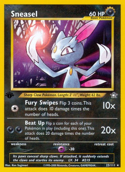 Sneasel 25 — Neo Genesis