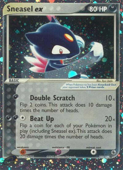 Sneasel ex 103 — EX Ruby & Sapphire