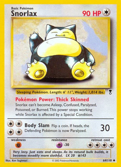 Snorlax 64 — Legendary Collection