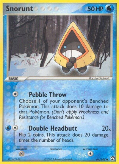 Snorunt 64 — EX Power Keepers