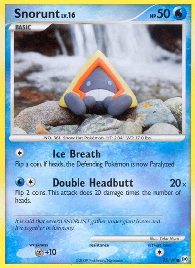 Snorunt 75/99 — Platinum Arceus