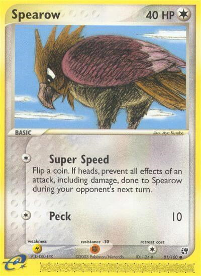 Spearow 81 — EX Sandstorm