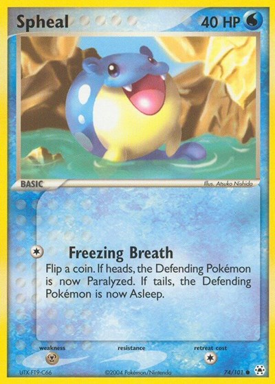 Spheal 74 — EX Hidden Legends