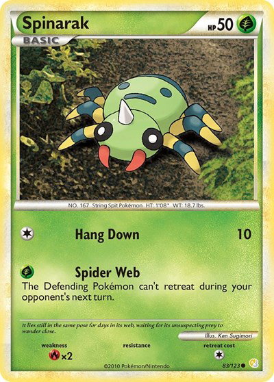 Spinarak 83 — HeartGold SoulSilver