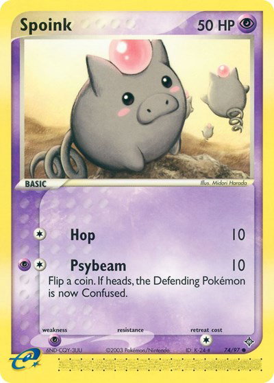 Spoink (74) 74 — EX Dragon