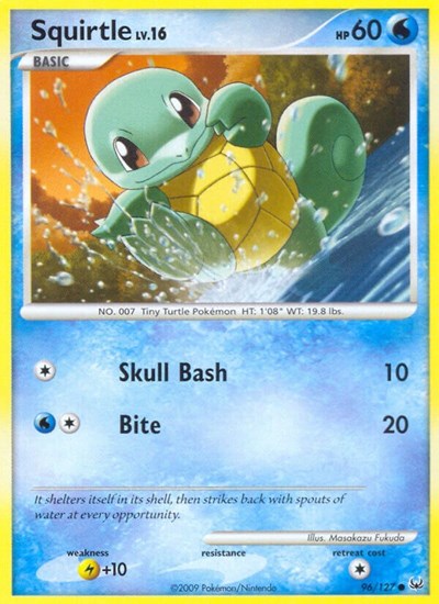 Squirtle 96 — Platinum