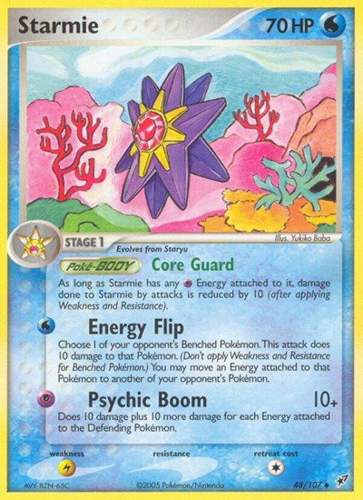 Starmie 48 — EX Deoxys