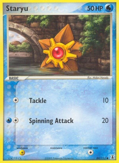 Staryu (84) 84 — EX Delta Species