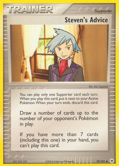 Steven's Advice 92 — EX Hidden Legends