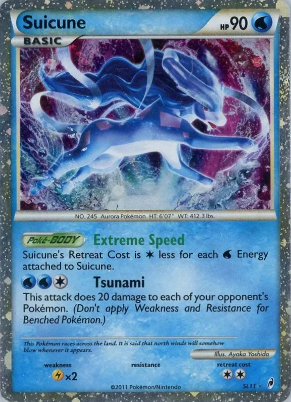 Suicune (Shiny) SL11 — Call of Legends