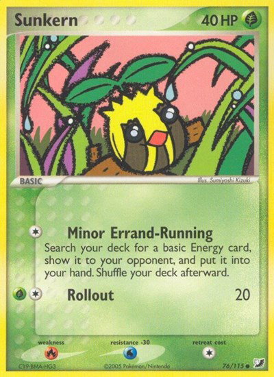 Sunkern 76/115 — EX Unseen Forces
