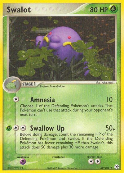 Swalot 50 — EX Hidden Legends