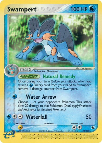 Swampert (23) 23 — EX Ruby & Sapphire