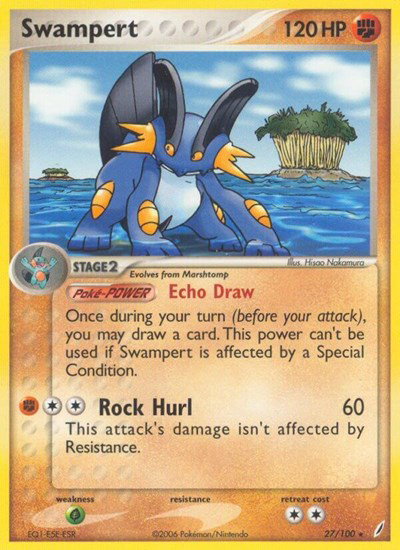 Swampert 27 — EX Crystal Guardians