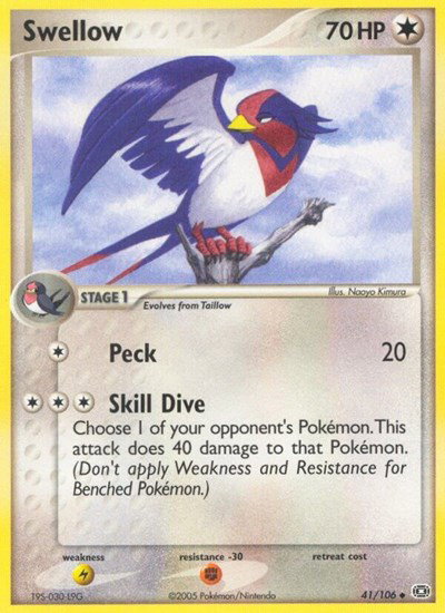 Swellow 41 — EX Emerald