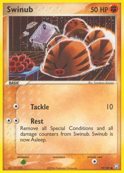 Swinub 79 — EX Team Rocket Returns