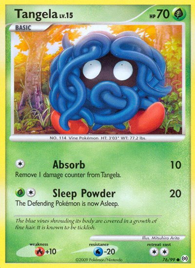 Tangela (76) 76/99 — Platinum Arceus
