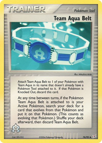 Team Aqua Belt 76 — EX Team Magma vs Team Aqua