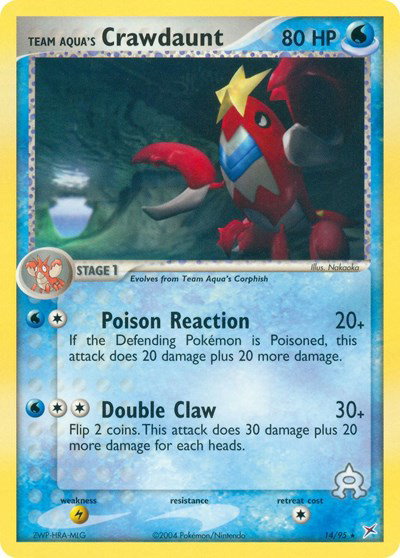 pokemon team aqua cards EX: Magma Vs Team Water Colorless team aqua pokemon cards Card