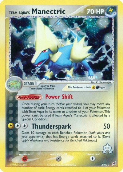 Team Aqua's Manectric 4 — EX Team Magma vs Team Aqua
