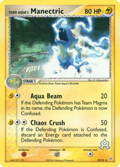 Team Aqua's Manectric (29) 29 — EX Team Magma vs Team Aqua