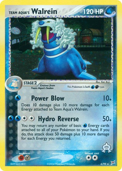 Team Aqua's Walrein 6 — EX Team Magma vs Team Aqua