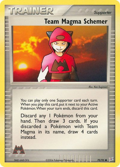 Team Magma Schemer 70 — EX Team Magma vs Team Aqua