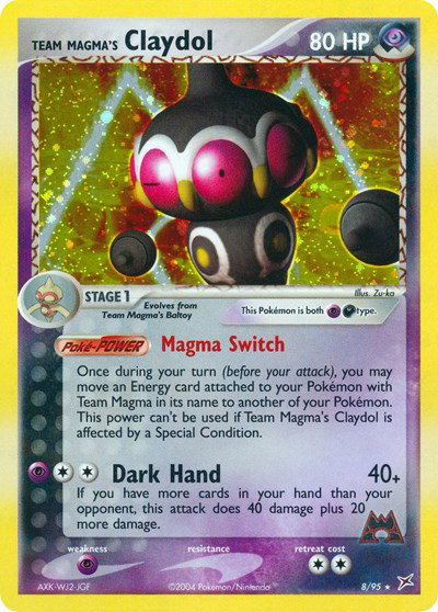 Team Magma's Claydol 8 — EX Team Magma vs Team Aqua
