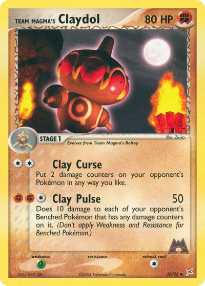 Team Magma's Claydol (33) 33 — EX Team Magma vs Team Aqua