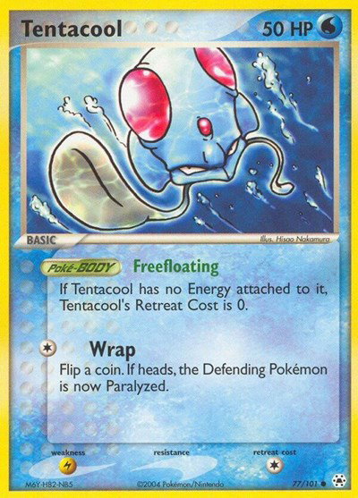 Tentacool 77 — EX Hidden Legends