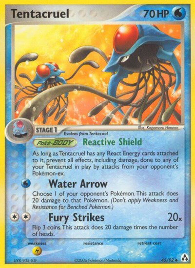 Tentacruel 45 — EX Legend Maker