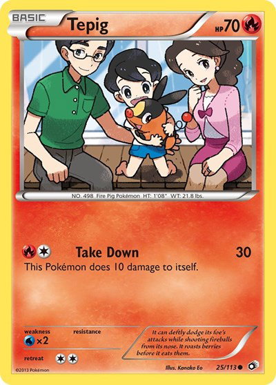 Tepig 25 — Legendary Treasures