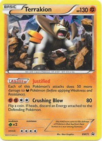 Terrakion BW71 — Black and White Promos