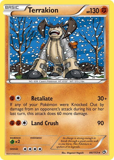 Terrakion 84 — Legendary Treasures