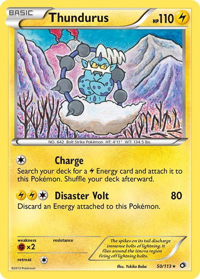 Thundurus 50 — Legendary Treasures