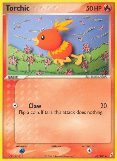 Torchic (65) 65 — EX Crystal Guardians