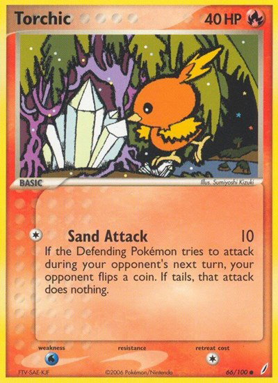 Torchic (66) 66 — EX Crystal Guardians