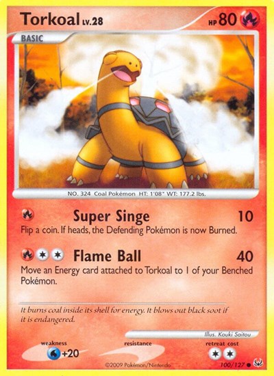 Torkoal 100 — Platinum