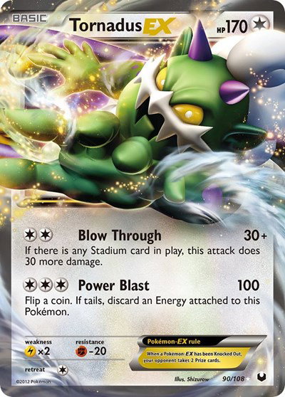 Tornadus EX 90 — Dark Explorers